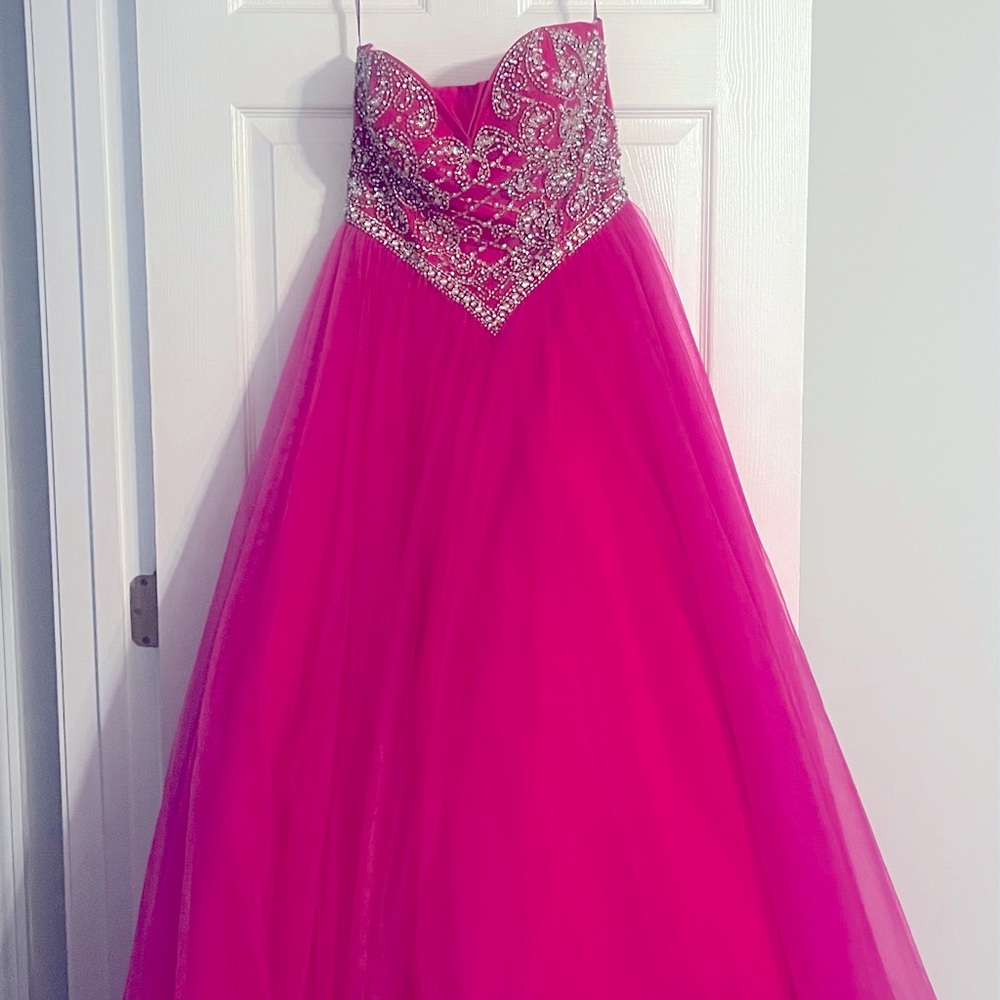 Pink pageant or prom dress